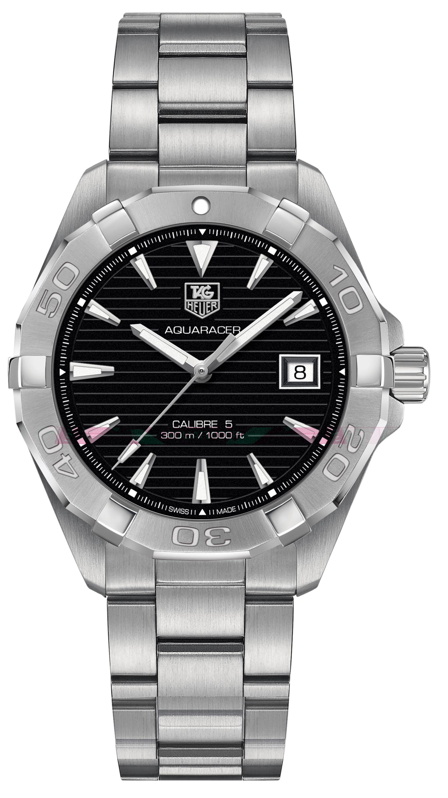 Tag Heuer Aquaracer Black Dial Watch for Men - WAY2110.BA0928