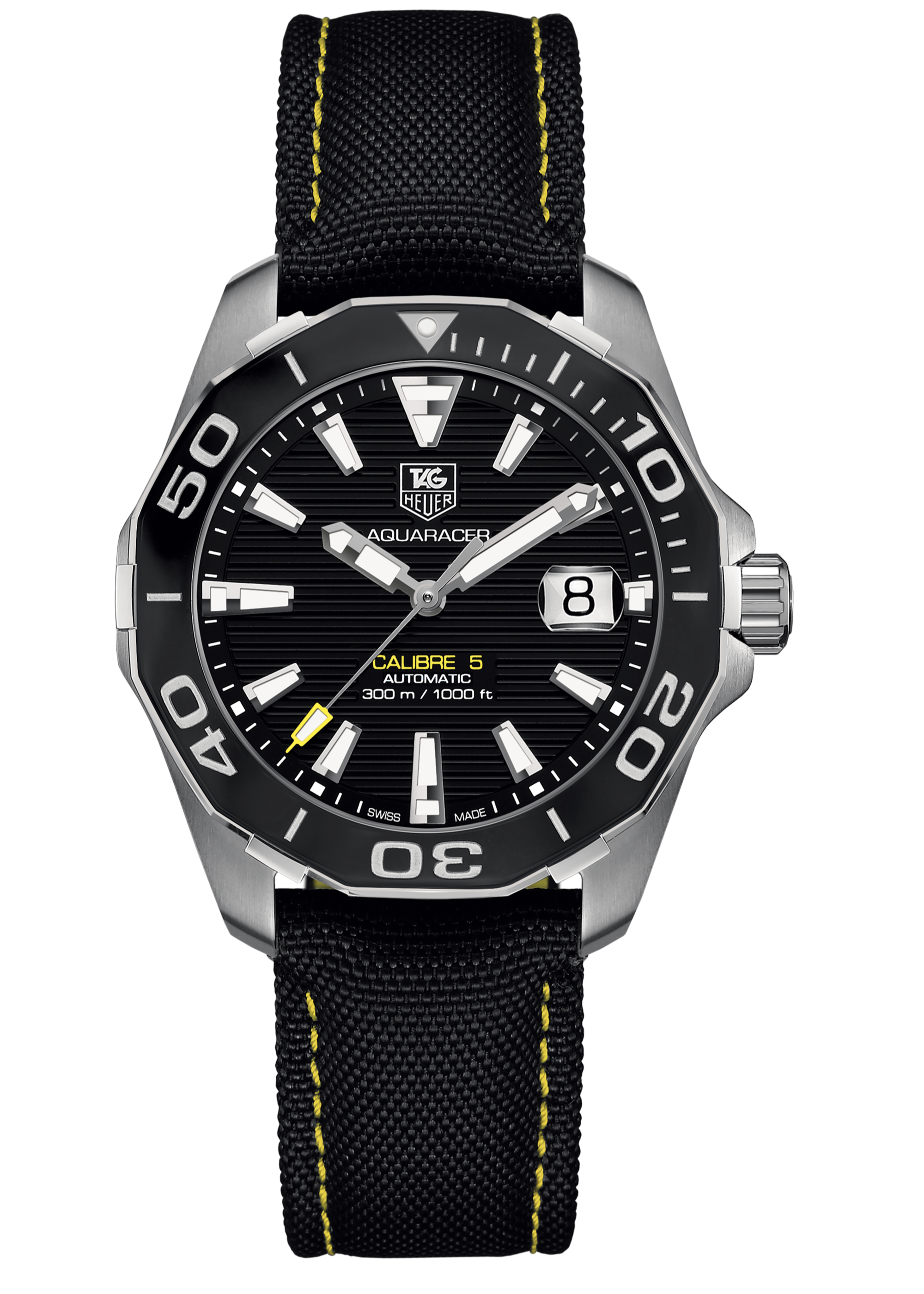 Tag Heuer Aquaracer Black Dial Watch for Men - WAY211A.FC6362