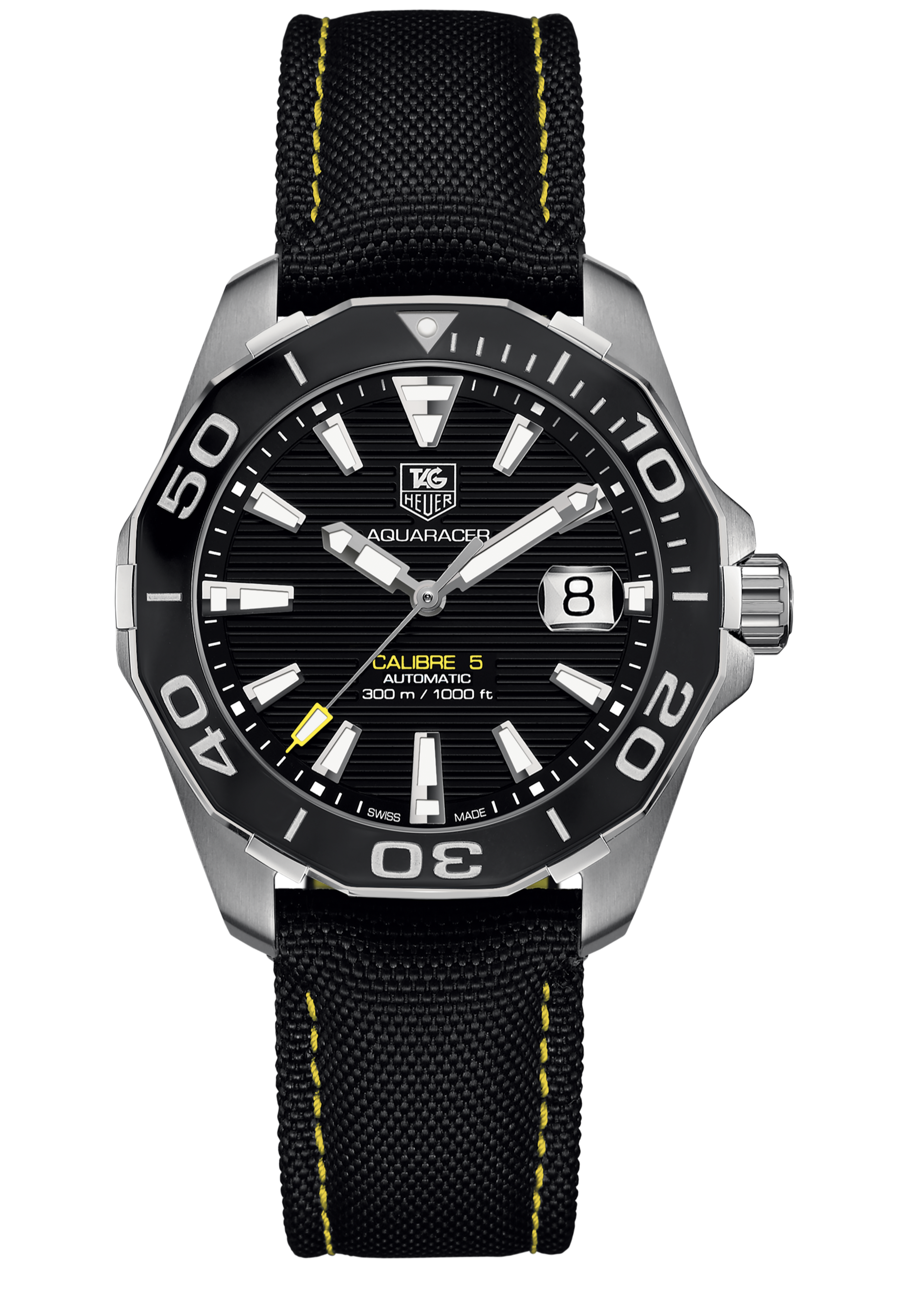 Tag Heuer Aquaracer Black Dial Watch for Men - WAY211A.FC6362