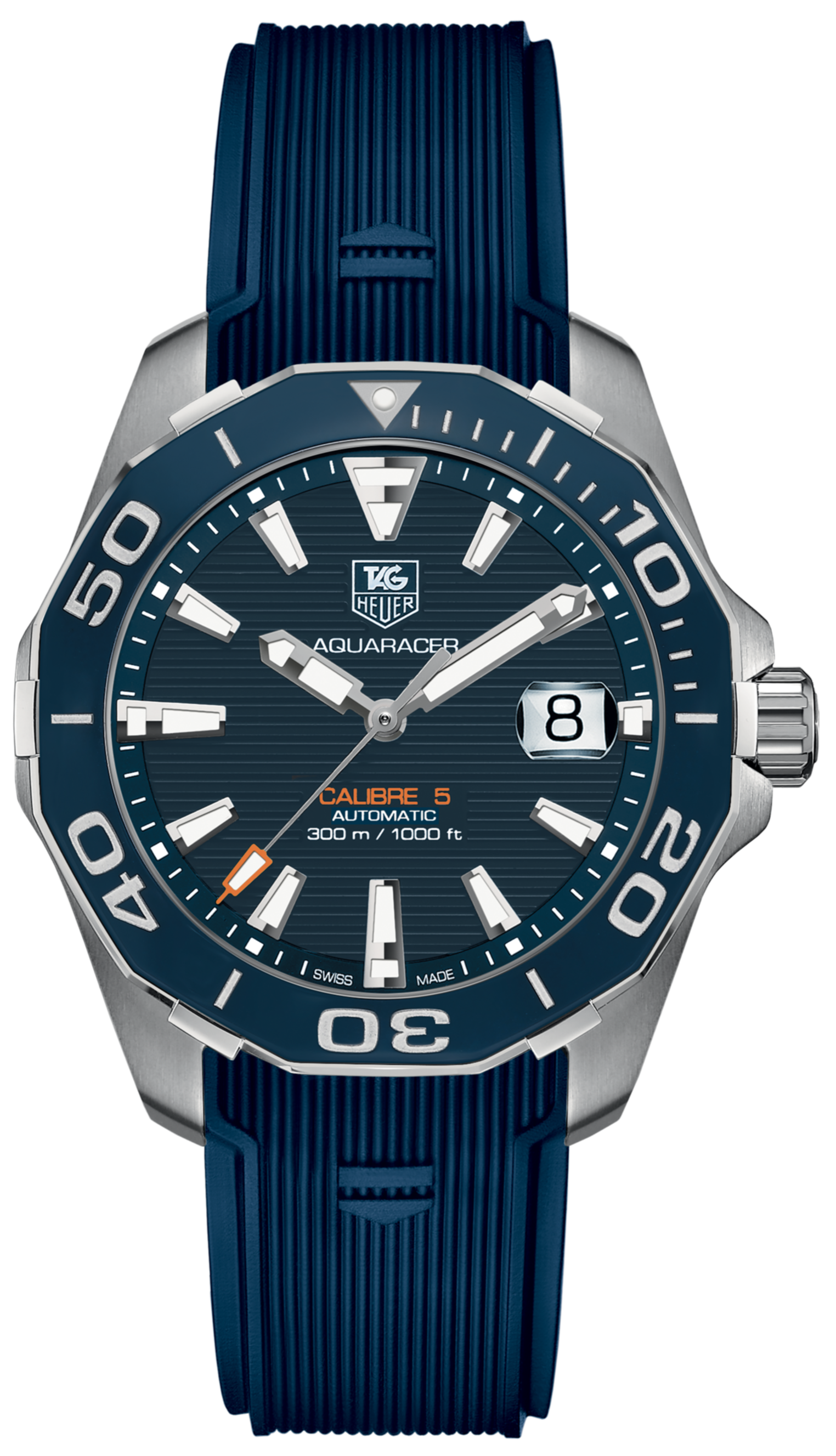 Tag Heuer Aquaracer Blue Dial Watch for Men -  WAY211C.FT6155