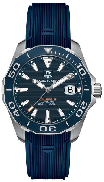 Tag Heuer Aquaracer Blue Dial Watch for Men -  WAY211C.FT6155