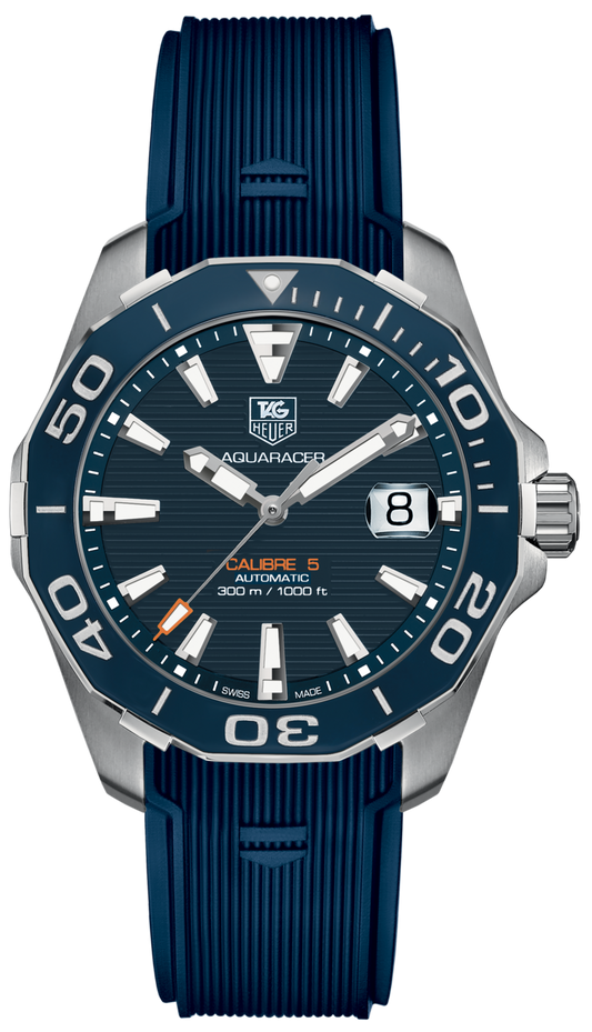 Tag Heuer Aquaracer Blue Dial Watch for Men -  WAY211C.FT6155