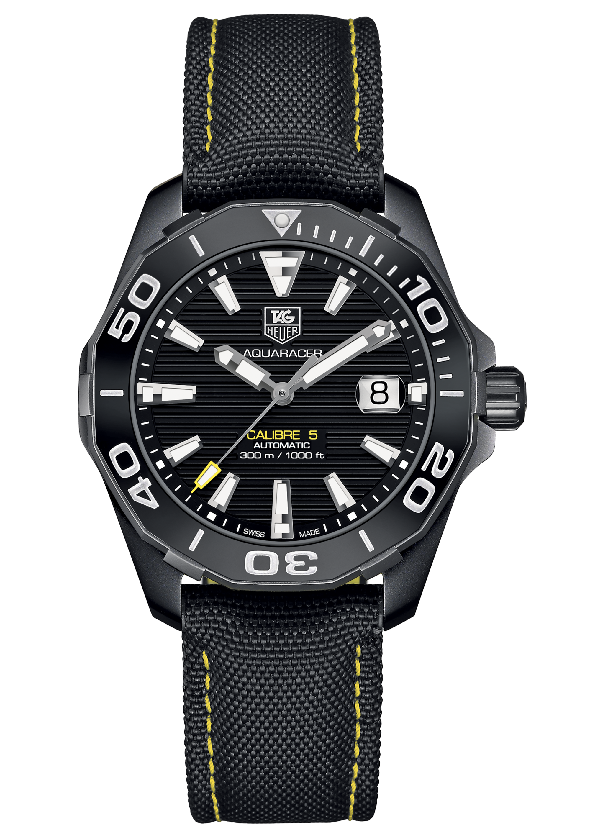 Tag Heuer Aquaracer Black Dial Watch for Men - WAY218A.FC6362