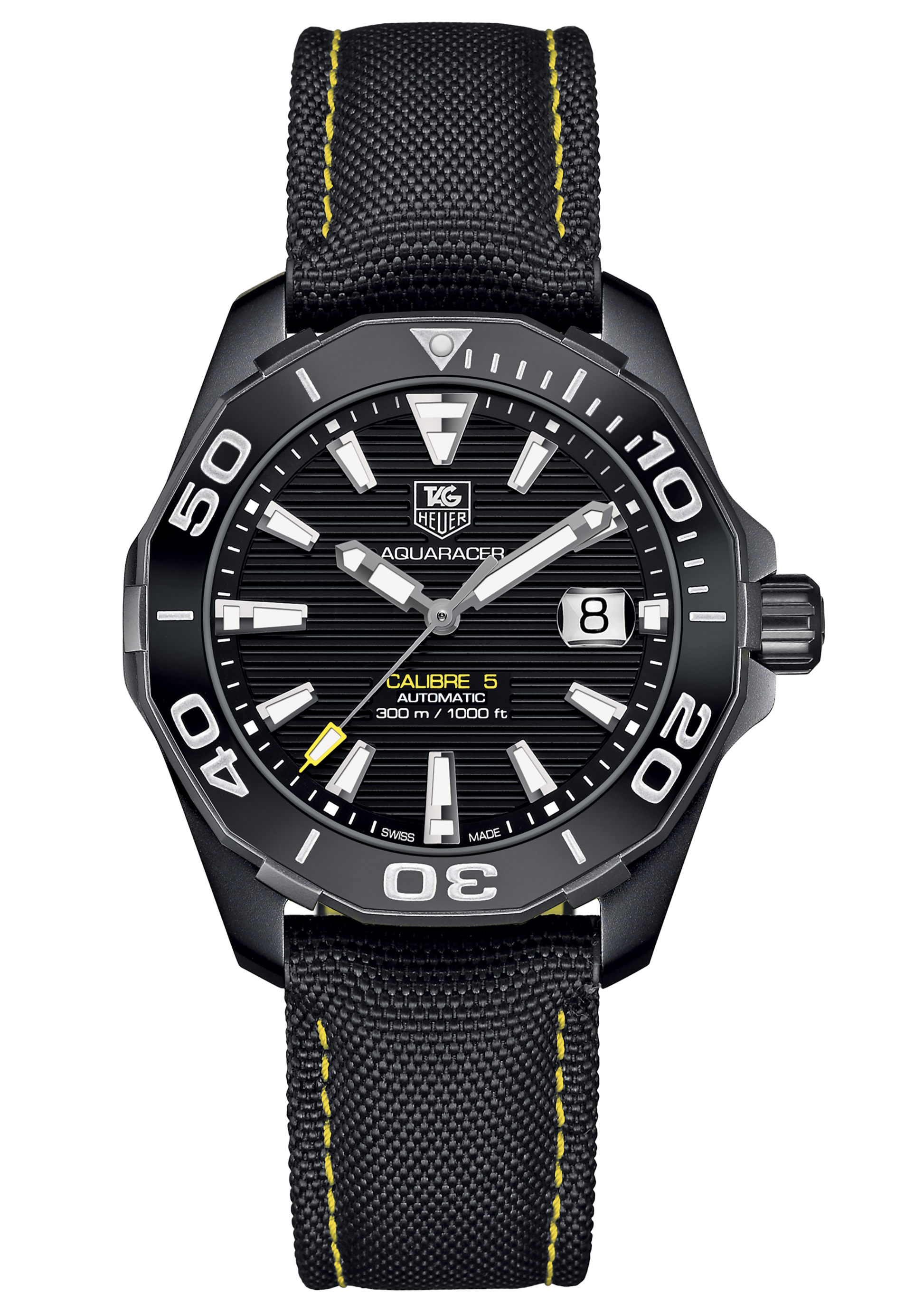 Tag Heuer Aquaracer Black Dial Watch for Men - WAY218A.FC6362