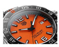 Tag Heuer Formula 1 Quartz Orange Dial Black Nylon Strap Watch for Men - WAZ101A.FC8305