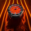 Tag Heuer Formula 1 Quartz Orange Dial Black Nylon Strap Watch for Men - WAZ101A.FC8305