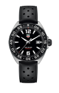 Tag Heuer Formula 1 Quartz Black Dial Black Rubber Strap Watch for Men - WAZ1110.FT8023