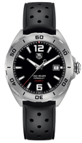 Tag Heuer Formula 1 Automatic Black Dial Black Rubber Strap Watch for Men - WAZ2113.FT8023