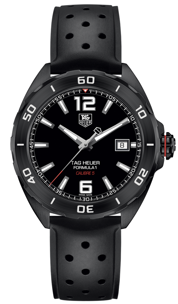 Tag Heuer Formula 1 Black Dial Strap Watch for Men - WAZ2115.FT8023