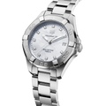 Tag Heuer Aquaracer Diamonds White Mother of Pearl Dial Silver Steel Strap Watch for Women - WBD1314.BA0740