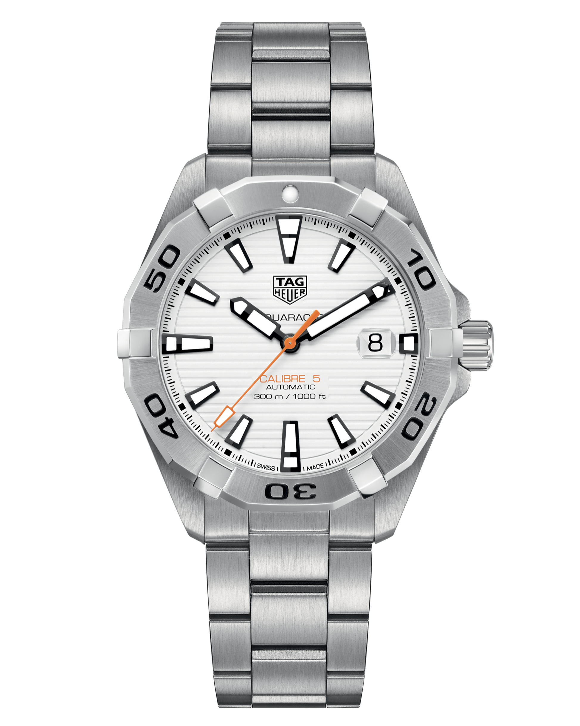 Tag Heuer Aquaracer White Dial Watch for Men - WBD1111.BA0928