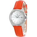 Tag Heuer Formula 1 Quartz Diamonds Mother of Pearl Dial Orange Leather Strap Watch for Women - WBJ131A.FC8250