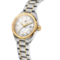 Tag Heuer Formula 1 Diamonds Mother of Pearl White Dial Two Tone Steel Strap Watch for Women - WBJ1421.BB0648