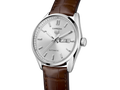 Tag Heuer Carrera Day Date Silver Dial Brown Leather Strap Watch for Men - WBN2011.FC6484