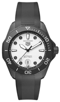 Tag Heuer Aquaracer Professional 300 Automatic White Dial Black Rubber Strap Watch for Men - WBP201D.FT6197