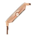 Michael Kors Pyper Quartz Mother of Pearl White Dial Rose Gold Mesh Strap Watch For Women - MK4588