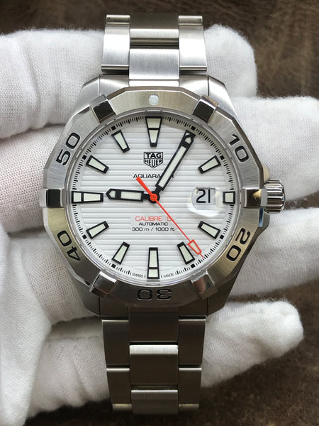 Tag Heuer Aquaracer White Dial Watch for Men - WAY2013.BA0927
