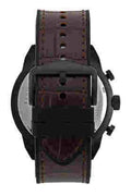 Fossil Bronson Chronograph Brown Dial Brown Leather Strap Watch for Men - FS5713