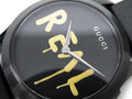 Gucci G Timeless Ghost Black Dial Black Rubber Strap Unisex Watch - YA1264017