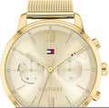 Tommy Hilfiger Blake Quartz Gold Dial Gold Mesh Bracelet Watch for Women - 1782302