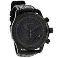 Gucci G Timeless Chronograph Black Dial Black Leather Strap Watch For Men - YA126244