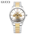 Gucci G Timeless Silver Dial Two Tone Steel Strap Watch For Women - YA1264131