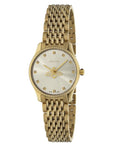 Gucci G Timeless Quartz Mother of Pearl Dial Gold Steel Strap Watch For Women - YA1265021