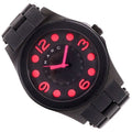 Marc Jacobs Pelly Black Dial Black Silicone Strap Watch for Women - MBM2529