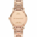 Burberry The City Diamonds Rose Gold Dial Rose Gold Steel Strap Watch for Women - BU9126