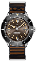 Breitling Superocean Heritage '57 Outerknown Brown Dial Brown NATO Strap Watch for Men - A103703A1Q1W1