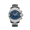 Breitling Avenger Chronograph 45mm Blue Dial Silver Steel Strap Watch for Men - A13317101C1A1