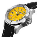 Breitling Avenger Automatic 45 Seawolf Yellow Dial Black Nylon Strap Watch for Men - A17319101I1X1