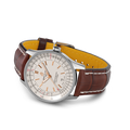 Breitling Navitimer Automatic 41 White Dial Brown Leather Strap Watch for Men - A17326211G1P2