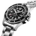 Breitling Superocean II 44mm Black Dial Black Steel Strap Watch for Men - A17392D71B1A1