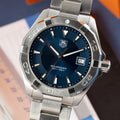 Tag Heuer Aquaracer Blue Dial Watch for Men - WAY1112.BA0928