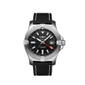 Breitling Avenger Automatic GMT 43 Black Dial Black Nylon Strap Watch for Men - A32397101B1X1