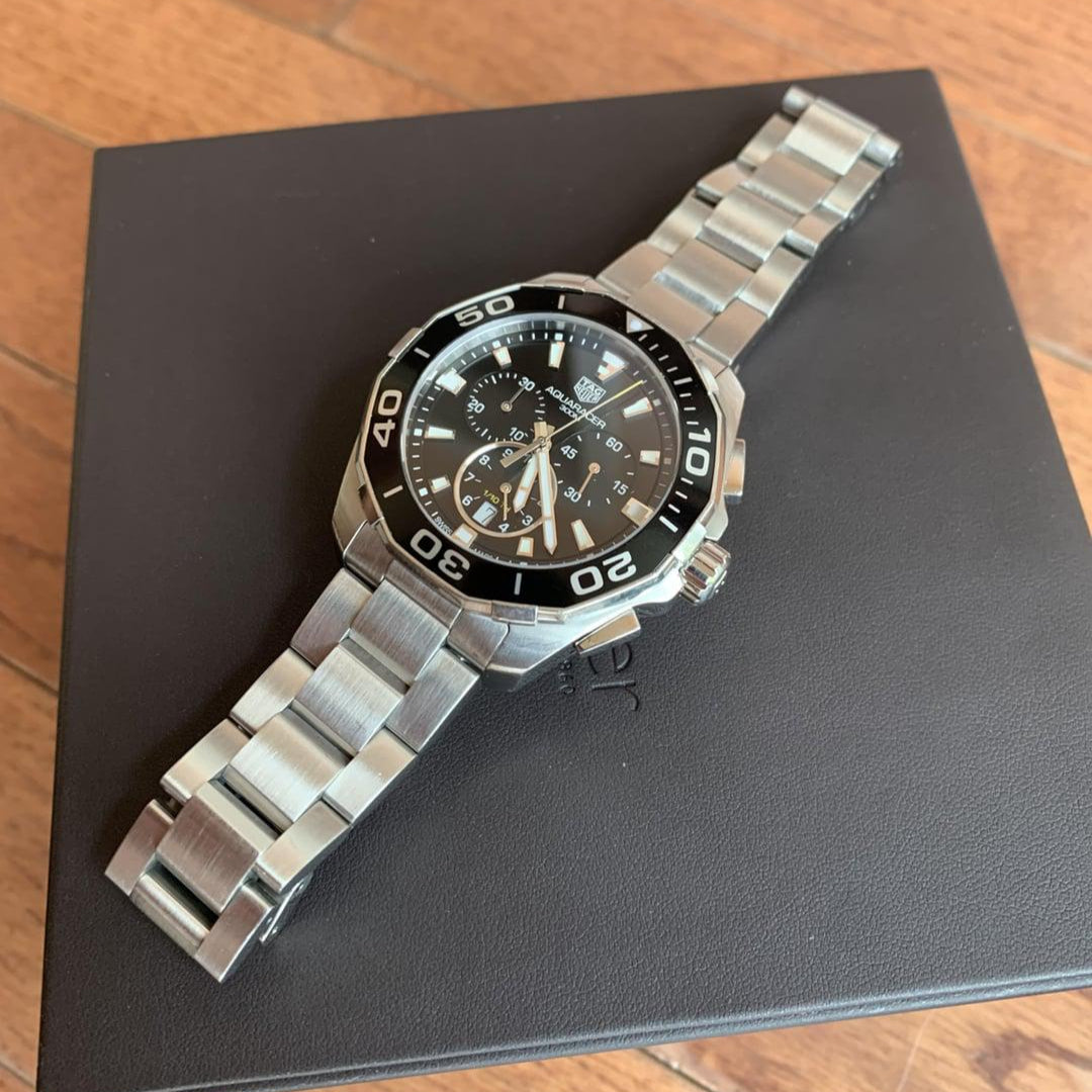 Tag Heuer Aquaracer Black Dial Watch for Men - CAY111A.BA0927