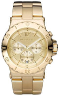 Michael Kors Dylan Gold Dial Gold Steel Strap Watch for Women - MK5313