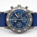 Breitling Superocean Heritage Chronograph 44 Outerknown Blue Dial Blue NATO Strap Watch for Men - M133132A1C1W1