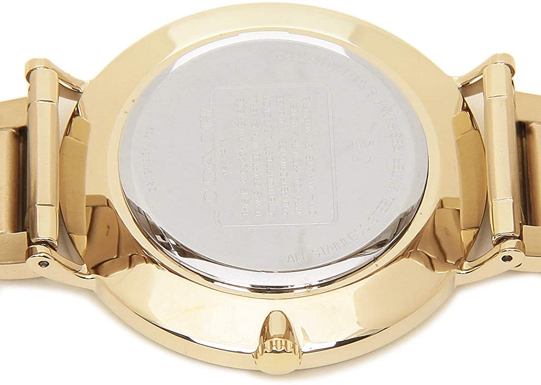 Coach Charles Silver Dial Gold Steel Strap Watch for Men - 14602430