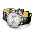 Breitling Premier B09 Chronograph 40 White Dial Black Leather Strap Watch for Men - AB0930371G1P1