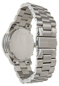 Michael Kors Brinkley Silver Dial with Diamonds Silver Steel Strap Watch for Women - MK5083