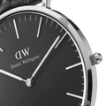 Daniel Wellington Classic Cornwall Black Dial Black Nylon Strap Watch For Women - DW00100149