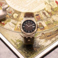 Maurice Lacroix Aikon Automatic Brown Dial Brown Leather Strap Watch For Men - AI6008-BRZ01-730-3