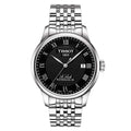 Tissot Le Locle Automatic Black Dial Silver Steel Strap Watch For Men - T41.1.483.53