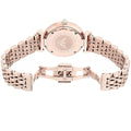 Emporio Armani T-Bar Gianni Rose Gold Dial Rose Gold Steel Strap Watch For Women - AR11059