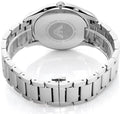 Emporio Armani Valente Quartz Black Dial Silver Steel Strap Watch For Men - AR11086