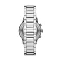 Emporio Armani Giovanni Chronograph Black Dial Silver Steel Strap Watch For Men - AR11208
