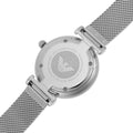 Emporio Armani Gianni T-Bar Quartz Mother of Pearl Dial Silver Mesh Bracelet Watch For Women - AR11319