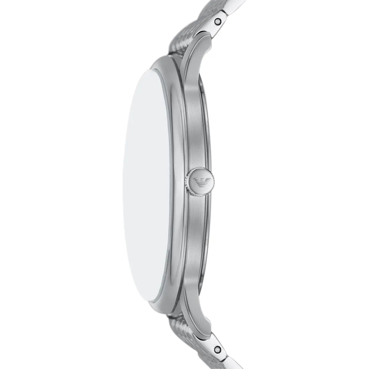 Emporio Armani Minimalist Silver Dial Silver Steel Strap Watch for Men - AR11599